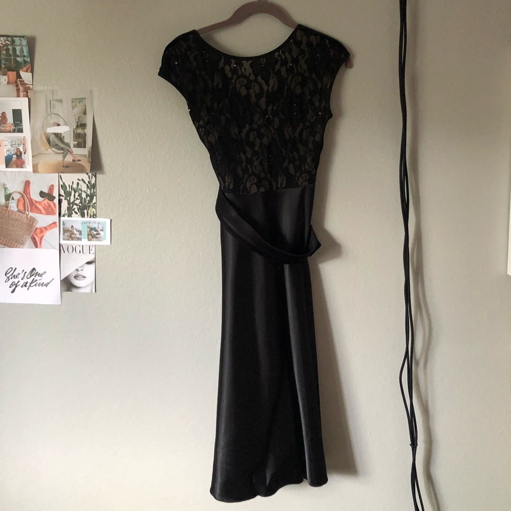 Custom made black dress